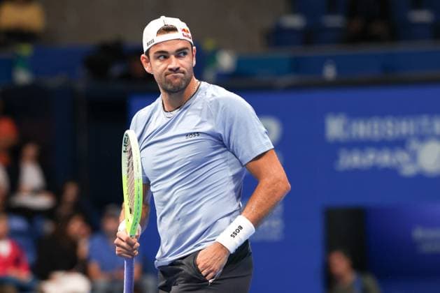 Matteo Berrettini (ITA) macht die Faust und jubelt, Jubel, Freude, Emotion, Kinoshita Group Japan Open Tennis Championships,Tokyo ,Japan. Copyright: xJuergenxHasenkopfx