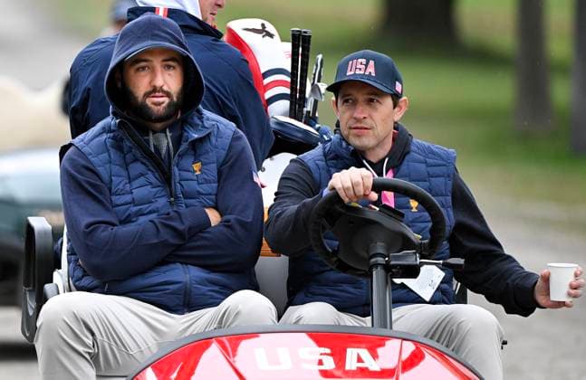 September 25, 2024, Montreal, Pq, Canada: United States team member Scottie Scheffler arrives for a practice round at the Presidents Cup at Royal Montreal Golf Club in Montreal, Wednesday, September 25, 2024. Canada News - September 25, 2024  - ZUMAc35_ 20240925_zaf_c35_064 Copyright: xGrahamxHughesx