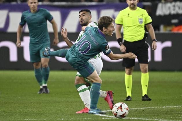 RSC Anderlecht v Ferencvaros - UEFA Europa League ANDERLECHT, BELGIUM - SEPTEMBER 25 : Verschaeren Yari midfielder of RSC Anderlecht in action pictured during the UEFA Europa League match, League phase - Matchday 1, between RSC Anderlecht and Ferencvaros on September 25, 2024 in Anderlecht, Belgium, 25-09-24 Anderlecht Belgium  Copyright: xPeterxDexVoechtx