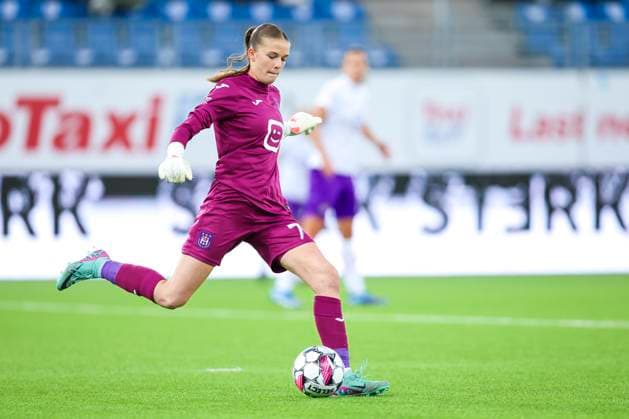Women s Champions League 3 0 Vaalerenga Anderlecht Oslo 20240925 Anderlecht s goalkeeper Aude Waldbillig during the Champions League qualification on Wednesday Vaalerenga won the championship qualifying match between Vaalerenga IF and Anderlecht Belgium at Intility Arena in Oslo Photo Amanda Pedersen Giske NTB Oslo Norway EDITORIAL USE ONLY RESTRICTED USE FOR BETTING COMPANIES  Copyright: xAmandaxPedersenxGiskex xNTBx
