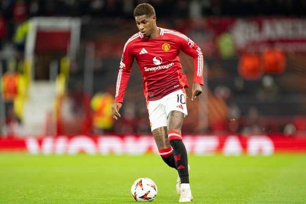 Old Trafford MANCHESTER, ENGLAND - SEPTEMBER 25: Marcus Rashford of Manchester Utd. controls the ball during the UEFA Europa League 2024 25 League Phase MD 1 match between Manchester United, ManU v FC Twente at Old Trafford on September 25, 2024 in Manchester, England. (Photo by Richard Callis SPP) (Richard Callis SPP) Copyright: xRichardxCallis SPPx spp-en-RiCa-RC4_RIC_ManchesterUtd_Twente_25Sep2024_EN095