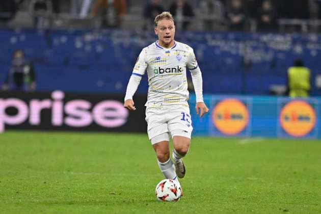 UEFA Europa League, Dynamo Kiew vs S.S.Lazio Rom 25.09.2024, Volksparkstadion, Hamburg, UEFA Europa League, Dynamo Kiew vs S.S.Lazio Rom im Bild Einzelaktion Querformat Valentyn Rubchynskyi (Kiew 15)