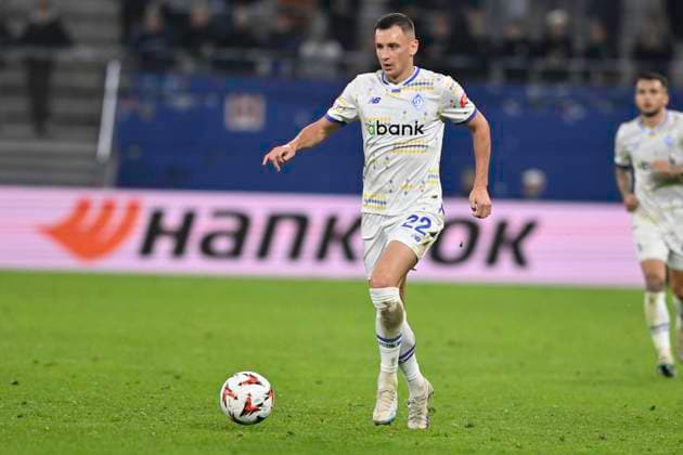 UEFA Europa League, Dynamo Kiew vs S.S.Lazio Rom 25.09.2024, Volksparkstadion, Hamburg, UEFA Europa League, Dynamo Kiew vs S.S.Lazio Rom im Bild Einzelaktion Querformat Vlayslav Kabaiev (Kiew 22)