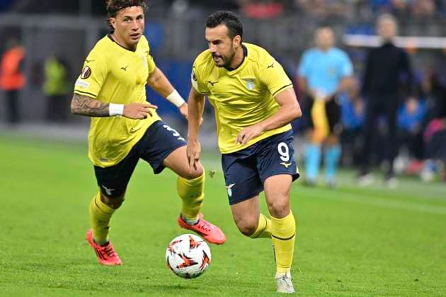 UEFA Europa League, Dynamo Kiew vs S.S.Lazio Rom 25.09.2024, Volksparkstadion, Hamburg, UEFA Europa League, Dynamo Kiew vs S.S.Lazio Rom im Bild Einzelaktion Querformat Pedro Rodriguez (Lazio 09)