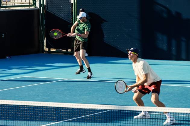 BEIJING, CHINA - SEPTEMBER 25: Jamie Murray of Britain and John Peers of Australia compete in the Men s Doubles Qualifying Round 2 match against Gonzalo Escobar and Diego Hidalgo of Ecuador on day three of 2024 China Open at National Tennis Center on September 25, 2024 in Beijing, China.  Copyright: xVCGx 111520139085