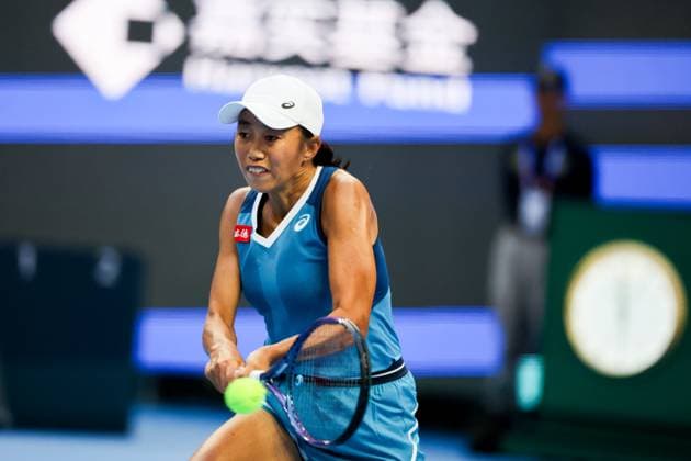 BEIJING, CHINA - SEPTEMBER 25: Zhang Shuai of China competes in the Women s Singles Round of 128 match against Mccartney Kessler of America on day three of 2024 China Open at National Tennis Center on September 25, 2024 in Beijing, China.  Copyright: xVCGx 111520245924