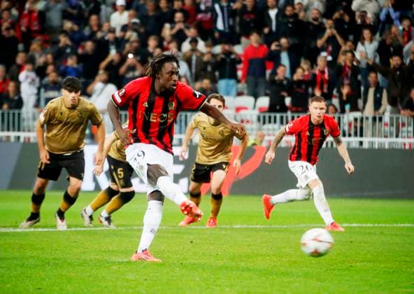 football europa ligue nice real sociedad PHOTOPQR NICE MATIN Frantz Bouton ; Nice ; 25 09 2024 ; football europa ligue ogcnice real sociedad Nice France  Copyright: xPHOTOPQR NICExMATIN MAXPPPxFrantzxBoutonx 20240925NIM1396 20240925NIM1396