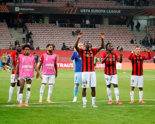football europa ligue nice real sociedad PHOTOPQR NICE MATIN Frantz Bouton ; Nice ; 25 09 2024 ; football europa ligue ogcnice real sociedad Nice France  Copyright: xPHOTOPQR NICExMATIN MAXPPPxFrantzxBoutonx 20240925NIM1425 20240925NIM1425