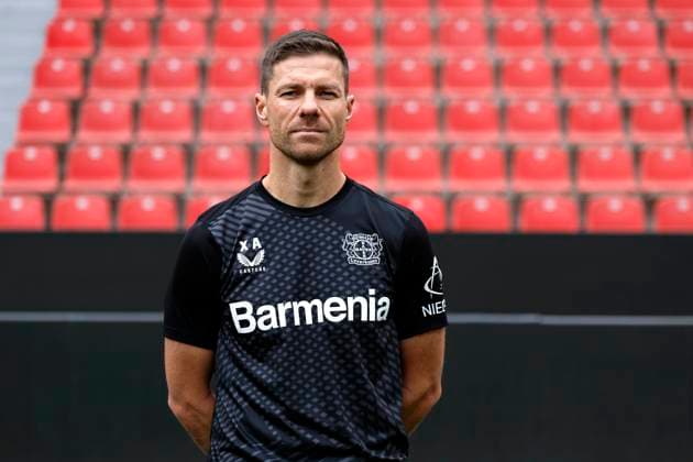 Leverkusen, Deutschland, Germany 1. Fussball Bundesliga, Porträttermin am 25. 09. 2024 in der Bay-Arena in Leverkusen Xabi ALONSO ; Bayer 04 Leverkusen ; 1.BL, Porträtermin 2024 2025, Photo: Norbert Schmidt, Duesseldorf