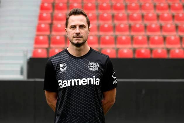 Leverkusen, Deutschland, Germany 1. Fussball Bundesliga, Porträttermin am 25. 09. 2024 in der Bay-Arena in Leverkusen Co-Trainer Analyse Marcel DAUM ; Bayer 04 Leverkusen ; 1.BL, Porträtermin 2024 2025, Photo: Norbert Schmidt, Duesseldorf