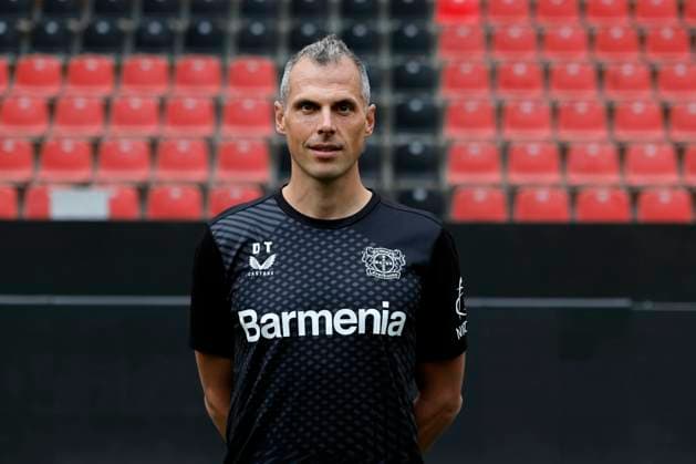Leverkusen, Deutschland, Germany 1. Fussball Bundesliga, Porträttermin am 25. 09. 2024 in der Bay-Arena in Leverkusen, Torwarttrainer David THIEL ; Bayer 04 Leverkusen ; 1.BL, Porträtermin 2024 2025, Photo: Norbert Schmidt, Duesseldorf