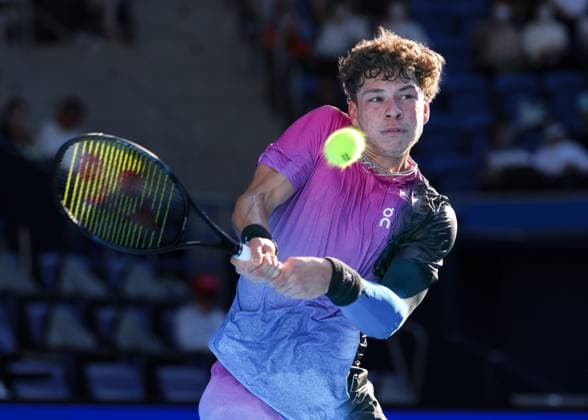 Sport Bilder des Tages Ben Shelton, Kinoshita Group Japan Open Tennis Championships, Tokyo, Japan Copyright: xJuergenxHasenkopfx