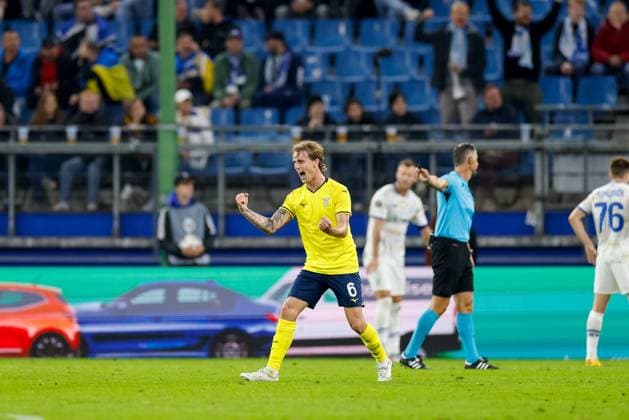 Hamburg, 25. September 2024 - Fußball, UEFA Europa League 2024 25, Dynamo Kiew - Lazio Rom: Nicolo Rovella (Lazio Rom, 6)