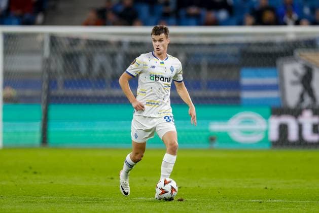 Hamburg, 25. September 2024 - Fußball, UEFA Europa League 2024 25, Dynamo Kiew - Lazio Rom: Taras Mykhavko (Dynamo Kiew, 32)