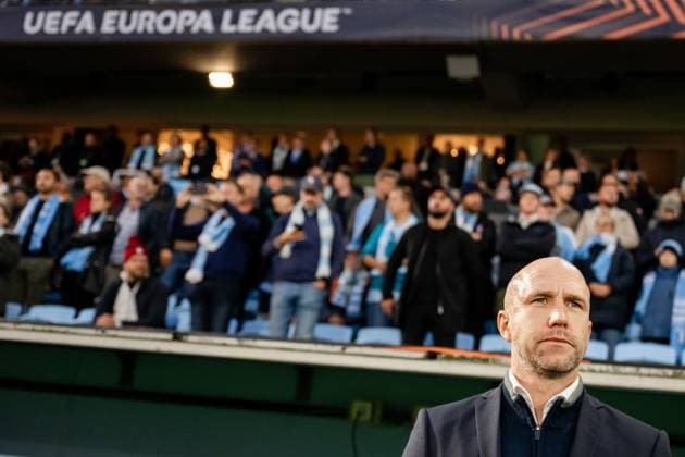 240926 Head coach Henrik Rydström of Malmö FF ahead of the UEFA Europa League football match between Malmö FF and Rangers on September 26, 2024 in Malmö. Photo: Petter Arvidson BILDBYRAN kod PA PA0884 fotboll football soccer fotball uefa europa league malmö ff rangers bbeng Copyright: PETTERxARVIDSON BB240926PA058