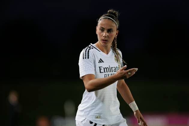 UEFA Women s Champions League - Real Madrid vs Sporting Portugal MADRID, SPAIN - SEPTEMBER 26 : Athenea del Castillo of Real Madrid women during the UEFA Women s Champions League 24 25 match, Round 2, second leg between Real Madrid and Sporting Portugal at Alfredo Di Stefano stadium in Madrid. (Photo by Guillermo Martinez) Madrid Alfredo Di Stefano Stadium Spain Copyright: xGuillermoxMartinezx