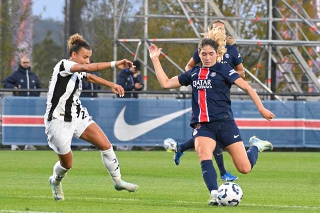 Korbin Albert (PSG) FOOTBALL FEMININ : Paris Saint Germain Vs Juventus - Ligue des Champions - 26 09 2024 MichaelBaucher Panoramic 