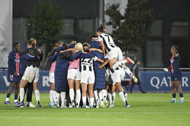 Joie Juventus FOOTBALL FEMININ : Paris Saint Germain Vs Juventus - Ligue des Champions - 26 09 2024 MichaelBaucher Panoramic 