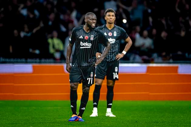 Besiktas JK midfielder Jean Onana dejected, during the match Ajax - Besiktas at the Johan Cruijff ArenA for the UEFA Europa League - League phase - Matchday 1 season 2024-2025 in AMSTERDAM, Netherlands on 26 september 2024, (photo by Marcel van Dorst EYE4images DeFodi Images) Defodi-746_190758