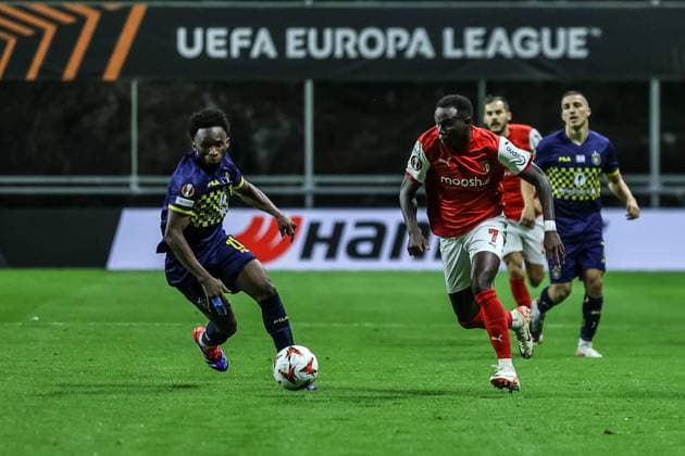 Braga, Portugal, September 26th, 2024: Bruma (7 SC Braga) in action during the UEFA Europa League game between SC Braga vs Maccabi Tel Aviv at Estadio Municipal de Braga, Portugal (Joao Bravo SPP) Copyright: xJoaoxBravoxx xSPPx spp-en-JoBr-JBF-5269