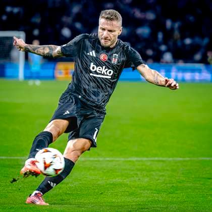 Besiktas JK forwarder Ciro Immobile, during the match Ajax - Besiktas at the Johan Cruijff ArenA for the UEFA Europa League - League phase - Matchday 1 season 2024-2025 in AMSTERDAM, Netherlands on 26 september 2024, (photo by Marcel van Dorst EYE4images DeFodi Images) Defodi-746_190828
