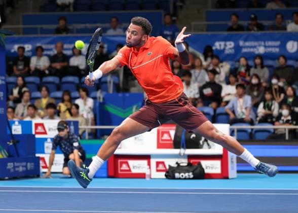 Sport Bilder des Tages Arthur Fils, Kinoshita Group Japan Open Tennis Championships, Tokyo, Japan Copyright: xJuergenxHasenkopfx