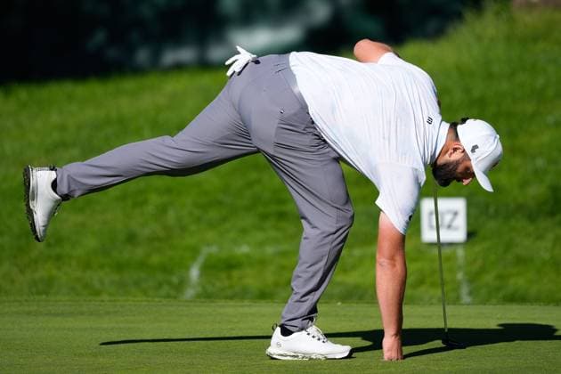 September 27, 2024, Madrid, Madrid, SPAIN: Jon RAHM of Spain during the Acciona Open Espana 2024, golf DP World Tour in Spain, celebrated at Club de Campo of Madrid on September 27, 2024, in Madrid, Spain. Madrid SPAIN - ZUMAa181 20240927_zaa_a181_065 Copyright: xOscarxJ.xBarrosox