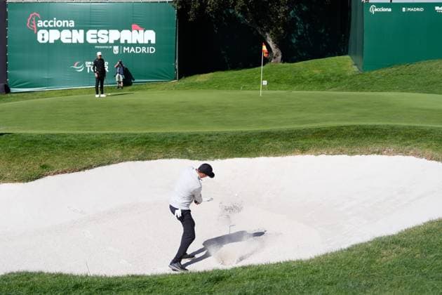 September 27, 2024, Madrid, Madrid, SPAIN: Ross FISHER of England during the Acciona Open Espana 2024, golf DP World Tour in Spain, celebrated at Club de Campo of Madrid on September 27, 2024, in Madrid, Spain. Madrid SPAIN - ZUMAa181 20240927_zaa_a181_106 Copyright: xOscarxJ.xBarrosox