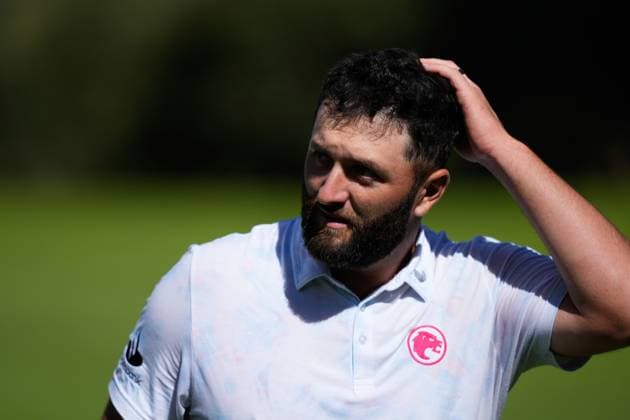 September 27, 2024, Madrid, Madrid, SPAIN: Jon RAHM of Spain during the Acciona Open Espana 2024, golf DP World Tour in Spain, celebrated at Club de Campo of Madrid on September 27, 2024, in Madrid, Spain. Madrid SPAIN - ZUMAa181 20240927_zaa_a181_198 Copyright: xOscarxJ.xBarrosox
