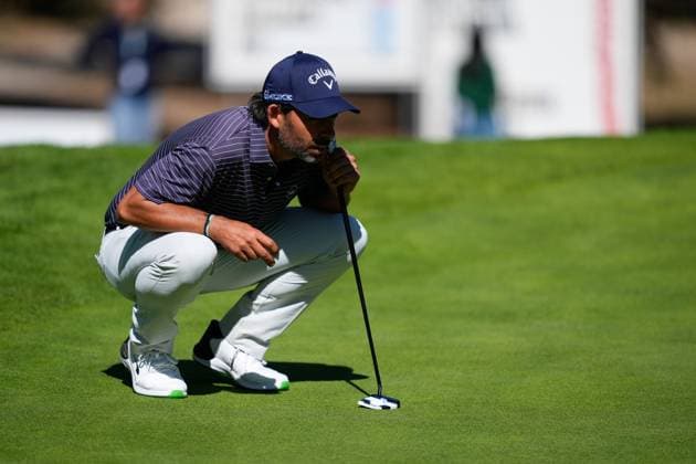 September 27, 2024, Madrid, Madrid, SPAIN: Pablo LARRAZABAL of Spain during the Acciona Open Espana 2024, golf DP World Tour in Spain, celebrated at Club de Campo of Madrid on September 27, 2024, in Madrid, Spain. Madrid SPAIN - ZUMAa181 20240927_zaa_a181_225 Copyright: xOscarxJ.xBarrosox