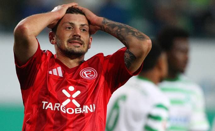 David Kownacki , SpVgg Greuther Fürth - Fortuna Düsseldorf , 2.Bundesliga - Spieltag 7 , Fußball , in den Sportpark Ronhof Stadion, Fürth, Bayern , Deutschland . September 27, 2024 - Photo: Davide Elias Ipa Photo Pressefoto DENL Copyright: xx