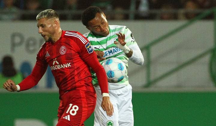 Niemiec - Massimo , SpVgg Greuther Fürth - Fortuna Düsseldorf , 2.Bundesliga - Spieltag 7 , Fußball , in den Sportpark Ronhof Stadion, Fürth, Bayern , Deutschland . September 27, 2024 - Photo: Davide Elias Ipa Photo Pressefoto DENL Copyright: xx