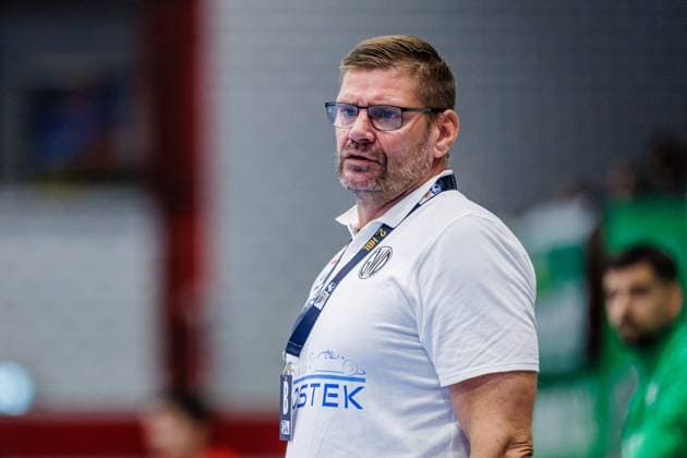 Aaron Ziercke (GWD Minden, Trainer) GER, GWD Minden vs. VfL Luebeck-Schwartau, Handball, 2. Bundesliga, 4. Spieltag, Spielzeit 2024 2025, 27.09.2024 GER, GWD Minden vs. VfL Luebeck-Schwartau, Handball, 2. Bundesliga, 4. Spieltag, Spielzeit 2024 2025, 27.09.2024 Luebbecke