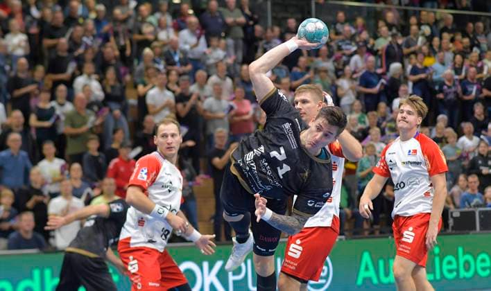 27.09.2024, Dresdens Oliver Seidler Handball, 2. Bundesliga, HC Elbflorenz Dresden- HBW Balingen-Weilstetten, (c) Dresden