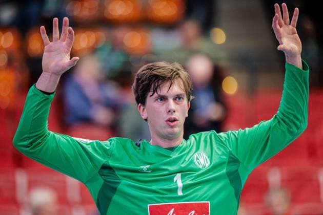 Malte Semisch (GWD Minden, 01) GER, GWD Minden vs. VfL Luebeck-Schwartau, Handball, 2. Bundesliga, 4. Spieltag, Spielzeit 2024 2025, 27.09.2024 GER, GWD Minden vs. VfL Luebeck-Schwartau, Handball, 2. Bundesliga, 4. Spieltag, Spielzeit 2024 2025, 27.09.2024 Luebbecke