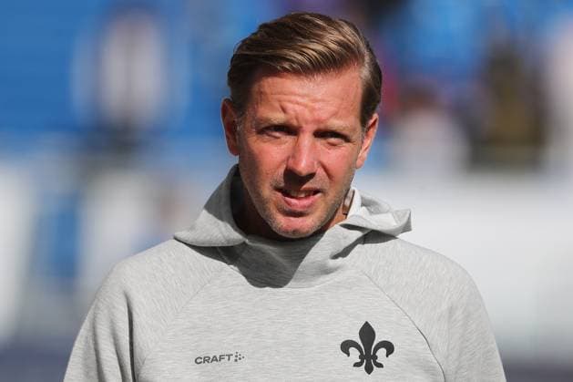 28.09.2024, xtvx, Fussball 2.Bundesliga, SV Darmstadt 98 - 1.FC Magdeburg emspor, v.l. Trainer Florian Kohfeldt (SV Darmstadt 98) Portrait (DFL DFB REGULATIONS PROHIBIT ANY USE OF PHOTOGRAPHS as IMAGE SEQUENCES and or QUASI-VIDEO) Darmstadt