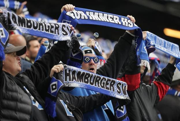 HSV Fans Fussball, Herren, Saison 2024 2025, 2.BL, Volksparkstadion, Hamburger SV gegen SC Paderborn DFL REGULATIONS PROHIBIT ANY USE OF PHOTOGRAPHS AS IMAGE SEQUENCES AND OR QUASI-VIDEO.