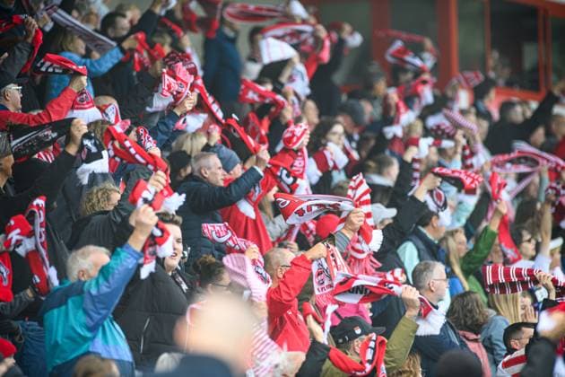 COLOGNE, GERMANY - 28 SEPTEMBER, 2024: The match of Women Bundesliga 1.FC Koeln vs SC Freiburg at  Copyright: xVITALIIxKLIUIEVx