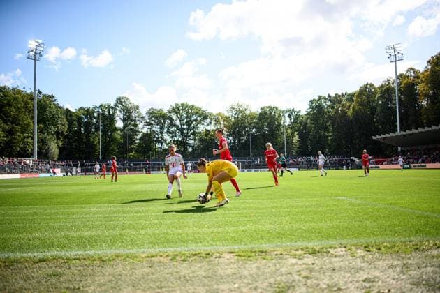 COLOGNE, GERMANY - 28 SEPTEMBER, 2024: The match of Women Bundesliga 1.FC Koeln vs SC Freiburg at  Copyright: xVITALIIxKLIUIEVx