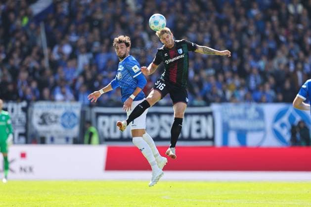 28.09.2024, xdcx, Fussball 2. Bundesliga, SV Darmstadt 98 - 1. FC Magdeburg, emonline, emspor, despor, v.l., Fraser Hornby (SV Darmstadt 98), Marcus Mathisen (1. FC Magdeburg) DFL DFB REGULATIONS PROHIBIT ANY USE OF PHOTOGRAPHS AS IMAGE SEQUENCES AND OR QUASI-VIDEO.