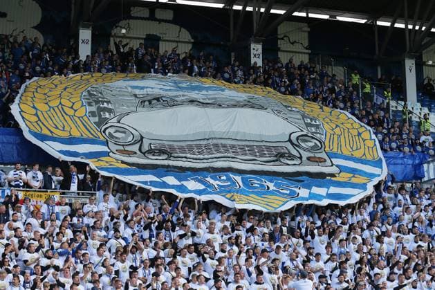 28.09.2024, xtvx, Fussball 2.Bundesliga, SV Darmstadt 98 - 1.FC Magdeburg emspor, v.l. Magdeburger Fans (DFL DFB REGULATIONS PROHIBIT ANY USE OF PHOTOGRAPHS as IMAGE SEQUENCES and or QUASI-VIDEO) Darmstadt