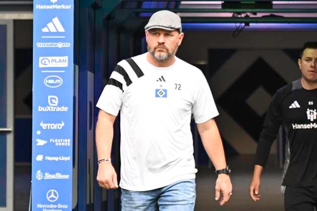 GER; 2. FBL,, Hamburger SV vs SC Paderborn 07 28.09.2024, Volksparkstadion, Hamburg, GER; 2. FBL, Hamburger SV vs SC Paderborn 07 im Bild Trainer Steffen Baumgart (Hamburg)