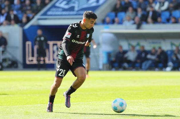 28.09.2024, xtvx, Fussball 2.Bundesliga, SV Darmstadt 98 - 1.FC Magdeburg emspor, v.l. Livan Burcu (1. FC Magdeburg) Portrait (DFL DFB REGULATIONS PROHIBIT ANY USE OF PHOTOGRAPHS as IMAGE SEQUENCES and or QUASI-VIDEO) Darmstadt