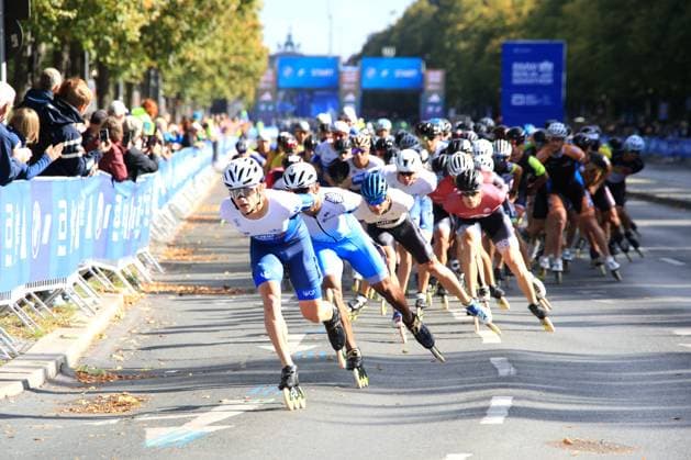 Sport Themen der Woche KW39 DEU, Marathon, Inlinekater, 28.09.2024, Strasse des 17.Junis, Berlin, DEU, Marathon, Inlinekater, im Bild Start, Masse, Frauen, Maenner Foto: Juergen Engler nordphoto GmbH *** DEU, marathon, inline skater, 28 09 2024, Strasse des 17 Junis, Berlin, DEU, marathon, inline skater, in picture start, mass, women, men Photo Juergen Engler nordphoto GmbH nordphotoxGmbHx xEngler nph00076