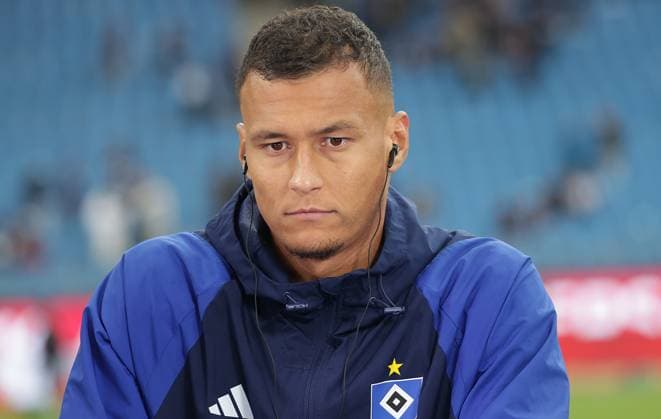 Davie Selke (HSV) Fussball, Herren, Saison 2024 2025, 2.BL, Volksparkstadion, Hamburger SV gegen SC Paderborn, 2-2 DFL REGULATIONS PROHIBIT ANY USE OF PHOTOGRAPHS AS IMAGE SEQUENCES AND OR QUASI-VIDEO.