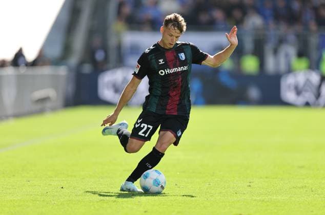 28.09.2024, xdcx, Fussball 2. Bundesliga, SV Darmstadt 98 - 1. FC Magdeburg, emonline, emspor, despor, v.l., Philipp Hercher (1. FC Magdeburg) DFL DFB REGULATIONS PROHIBIT ANY USE OF PHOTOGRAPHS AS IMAGE SEQUENCES AND OR QUASI-VIDEO.