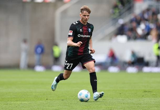 28.09.2024, xdcx, Fussball 2. Bundesliga, SV Darmstadt 98 - 1. FC Magdeburg, emonline, emspor, despor, v.l., Philipp Hercher (1. FC Magdeburg) DFL DFB REGULATIONS PROHIBIT ANY USE OF PHOTOGRAPHS AS IMAGE SEQUENCES AND OR QUASI-VIDEO.