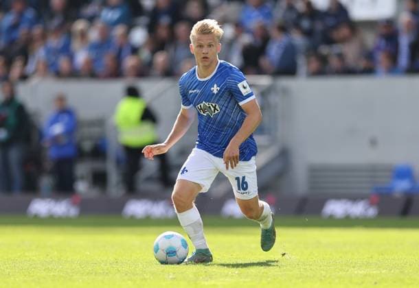 28.09.2024, xdcx, Fussball 2. Bundesliga, SV Darmstadt 98 - 1. FC Magdeburg, emonline, emspor, despor, v.l., Andreas Müller (SV Darmstadt 98) DFL DFB REGULATIONS PROHIBIT ANY USE OF PHOTOGRAPHS AS IMAGE SEQUENCES AND OR QUASI-VIDEO.
