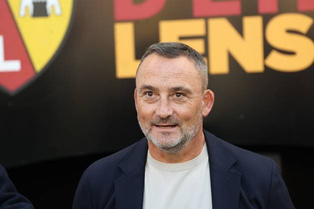 Le retour de Franck HAISE (entraîneur de l OGC Nice) à Lens lors du match RC Lens - OGC Nice, Ligue 1, stade Bollaert-Delelis, le 28 septembre 2024 FOOTBALL : RC Lens vs OGC Nice - Ligue 1 - 28 09 2024 LaurentSanson Panoramic 