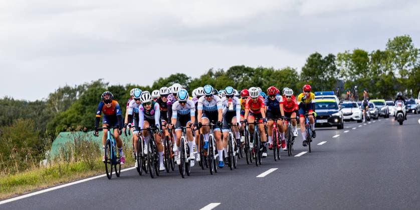 28.09.2024, GER, Rennrad, Bundesliga, Frauen Elite, Saison 2024, Finallauf Müller Die lila Logistik Rad-Bundesliga Im Bild zu sehen sind Impressionen des Rennradrennen, Sportler innen während des Wettkampfes 98574 Schmalkalden Gradierwerk Solewelt Moorgru Thüringen Deutschland
